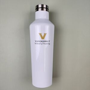Vanderbilt School of Nursing White Corkcicle Canteen Stainless Water Bottle 16oz